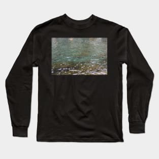 Shallow Ocean Water, Sea Weed, Nature Photography Long Sleeve T-Shirt